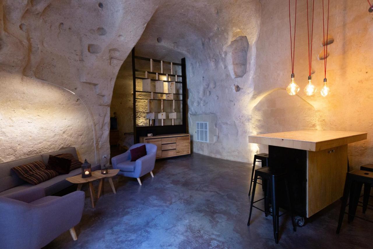 Ferienwohnung Grotta Barisano Matera Exterior foto